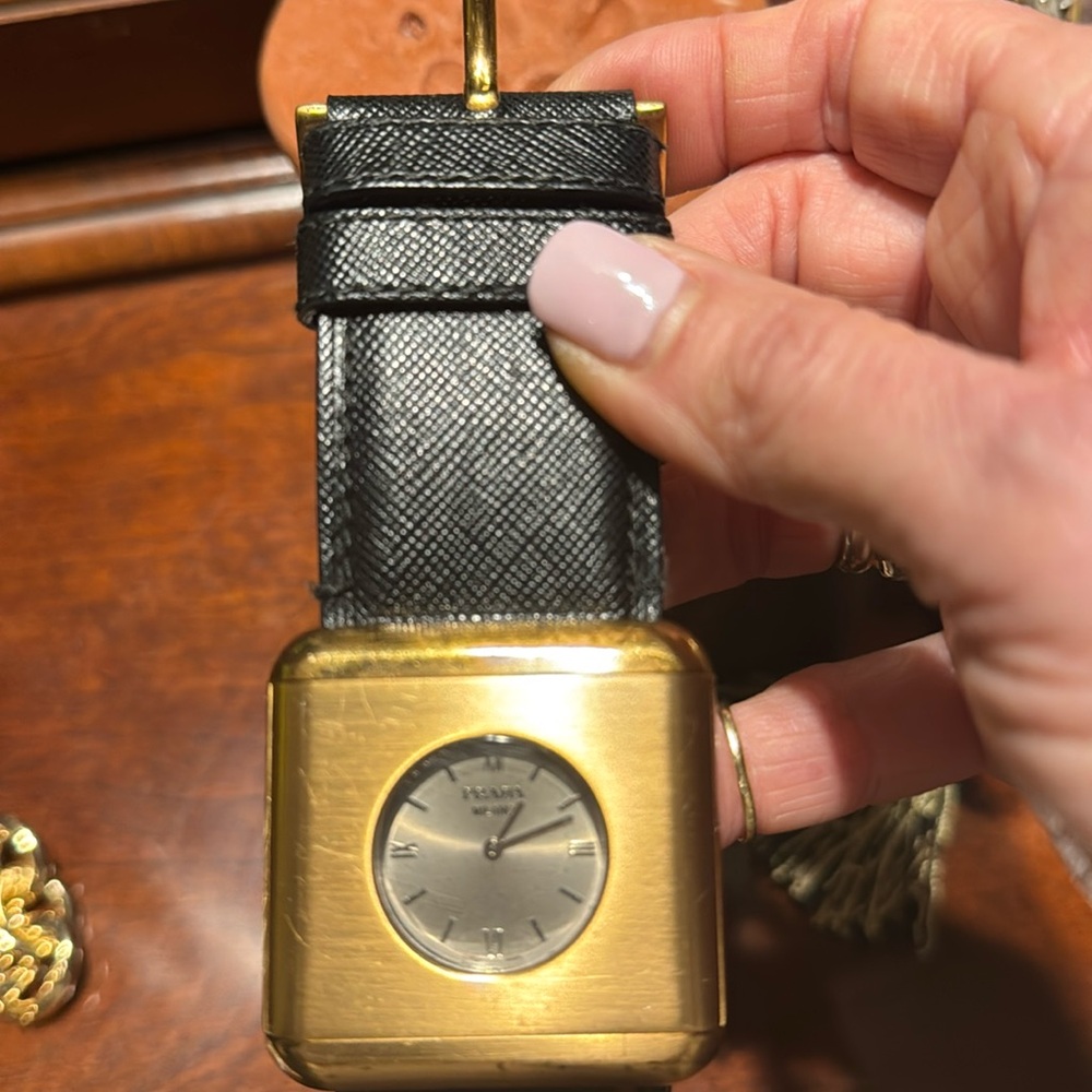 Vintage Prada watch. 5 holes to adjust to all wrist sizes